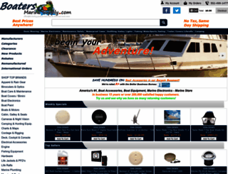 boatersmarinesupply.com screenshot