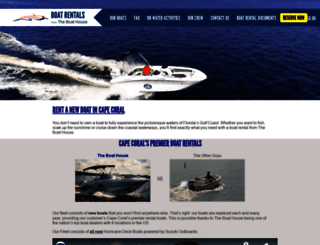 boathouseboatrental.com screenshot