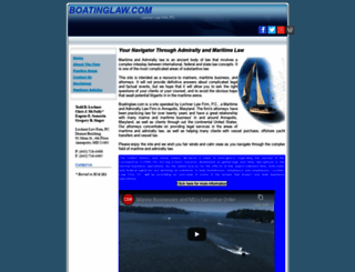 boatinglaw.com screenshot