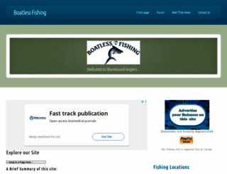 boatlessfishing.com screenshot