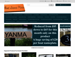 boatlicenceplates.co.uk screenshot