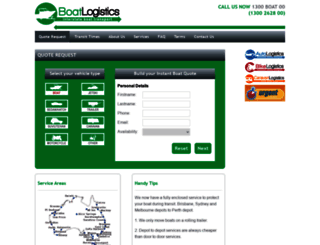 boatlogistics.com.au screenshot