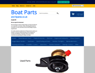 boatpartsandspares.co.uk screenshot