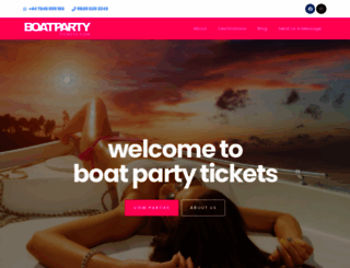 boatpartytickets.com screenshot