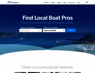 boatplanet.com screenshot