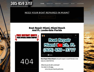 boatrepairmiamibeach.com screenshot