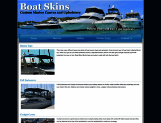 boatskinscanvas.com screenshot