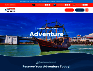 boattoursjohnspass.com screenshot