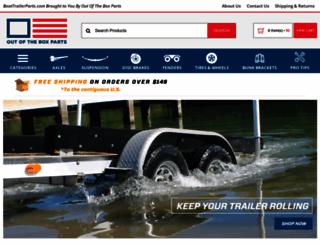 boattrailerparts.com screenshot