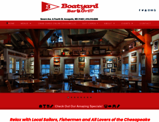 boatyardbarandgrill.com screenshot