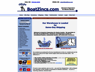 boatzincs.com screenshot