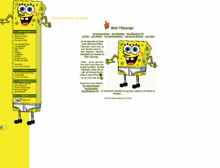 bob-l-eponge.info screenshot