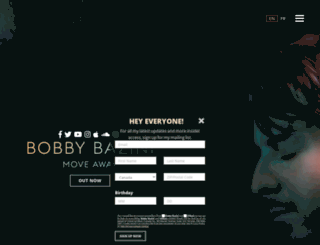 bobbybazini.com screenshot