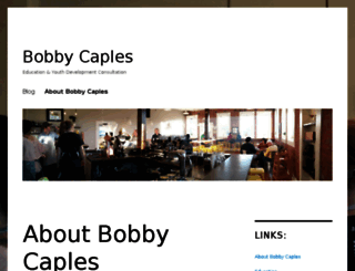 bobbycaples.wordpress.com screenshot