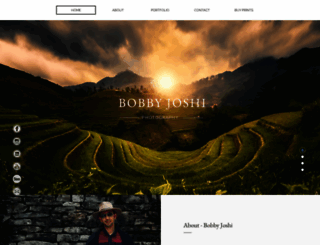 bobbyjoshi.com screenshot