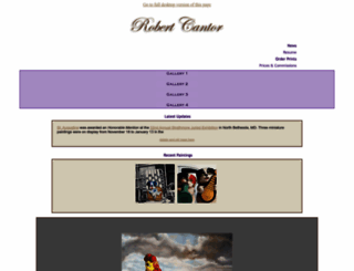 bobcantor.com screenshot