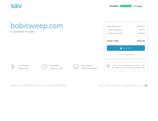 bobisweep.com screenshot