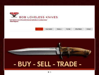 boblovelessknives.com screenshot