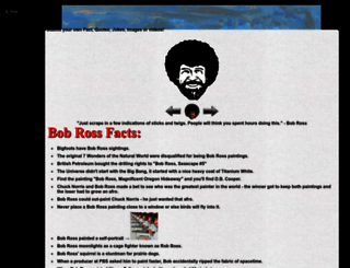 bobrossfacts.com screenshot