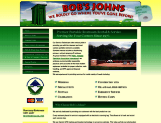 bobsjohns.com screenshot
