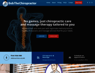 bobthechiropractor.com screenshot