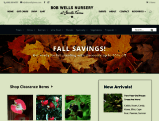 bobwellsnursery.com screenshot