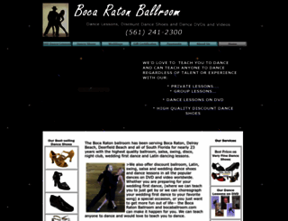 bocaballroom.com screenshot