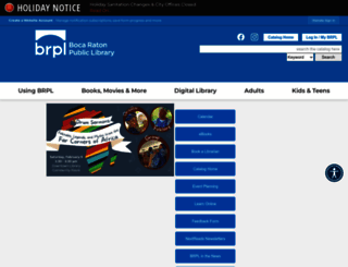bocalibrary.org screenshot