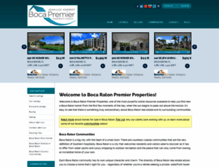 bocaratonpremierproperties.com screenshot