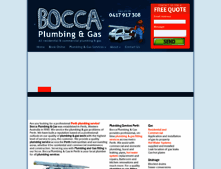 boccaplumbing.com.au screenshot