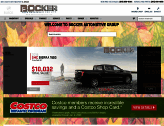 bockerautogroup.com screenshot