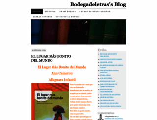 bodegadeletras.wordpress.com screenshot