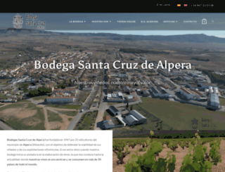 bodegasantacruz.com screenshot