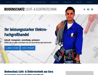bodenschatz-licht-elektro.de screenshot