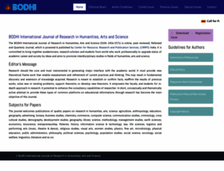 bodhijournals.com screenshot