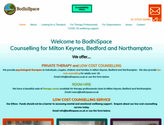 bodhispace.co.uk screenshot
