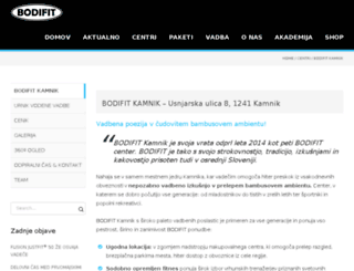 bodifit-kamnik.si screenshot