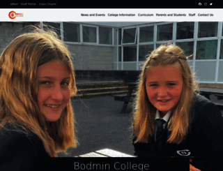 bodmincollege.co.uk screenshot