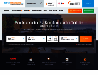 bodrumvillakiralama.com screenshot