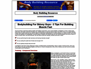 body-building-resource.com screenshot