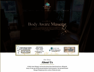 bodyawaremassage.com screenshot