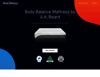 bodybalancemattress.com screenshot