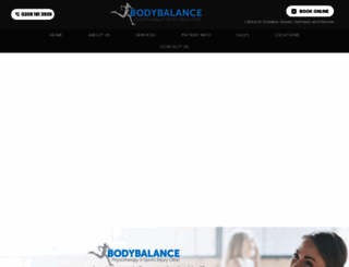 bodybalancephysio.com screenshot
