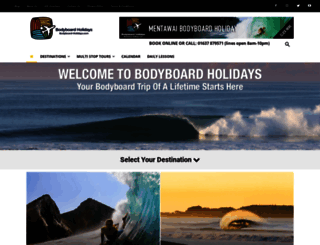 bodyboard-holidays.com screenshot