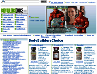 bodybuilderschoice.com screenshot