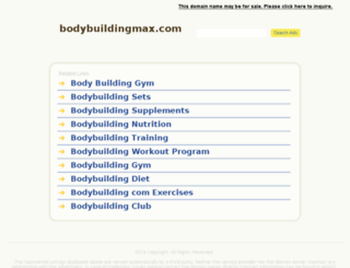 bodybuildingmax.com screenshot