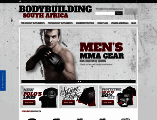 bodybuildingsa.co.za screenshot