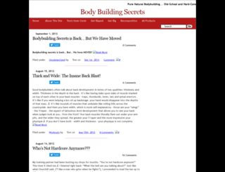 bodybuildingsecrets.com screenshot