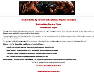 bodybuildingtips-list.com screenshot