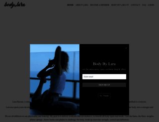 bodybylara.com screenshot